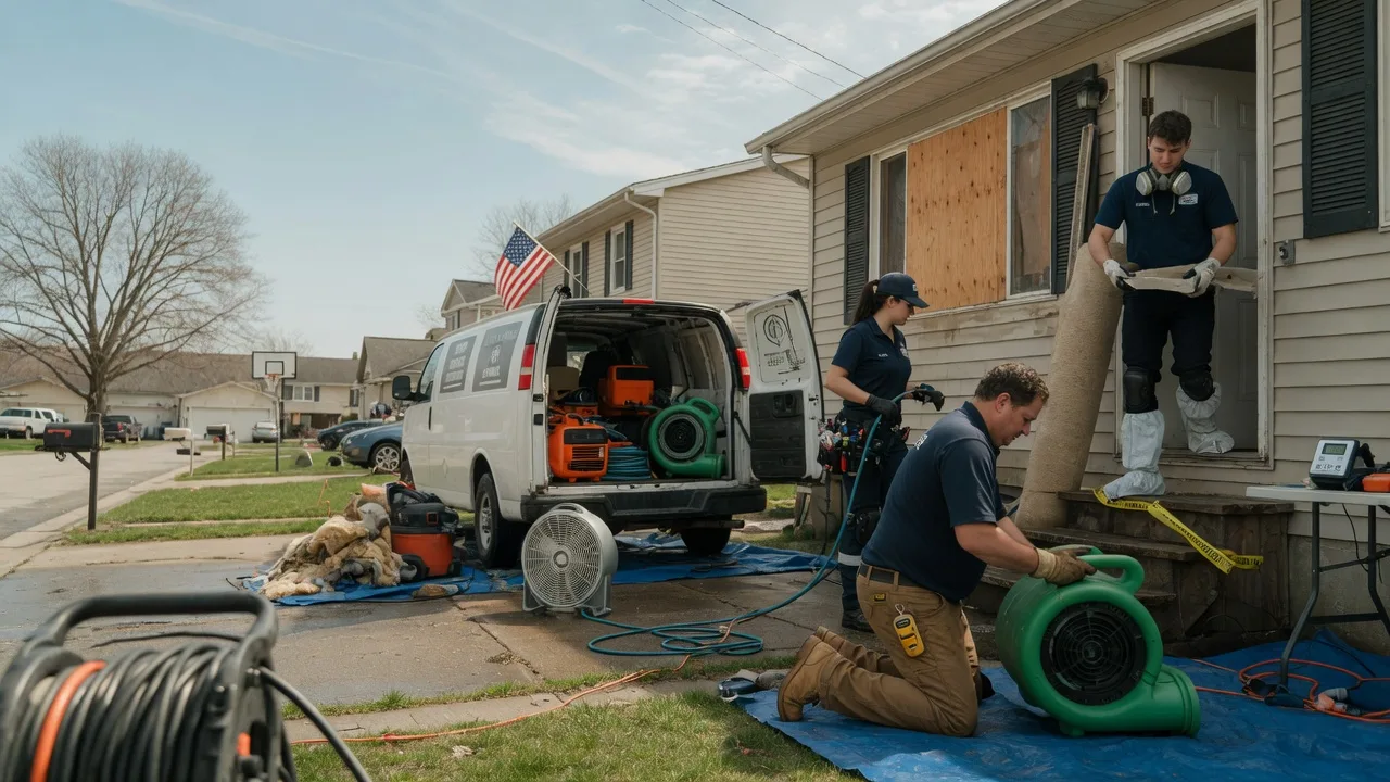 Water Damage Restoration in Churchs Ferry, ND near me